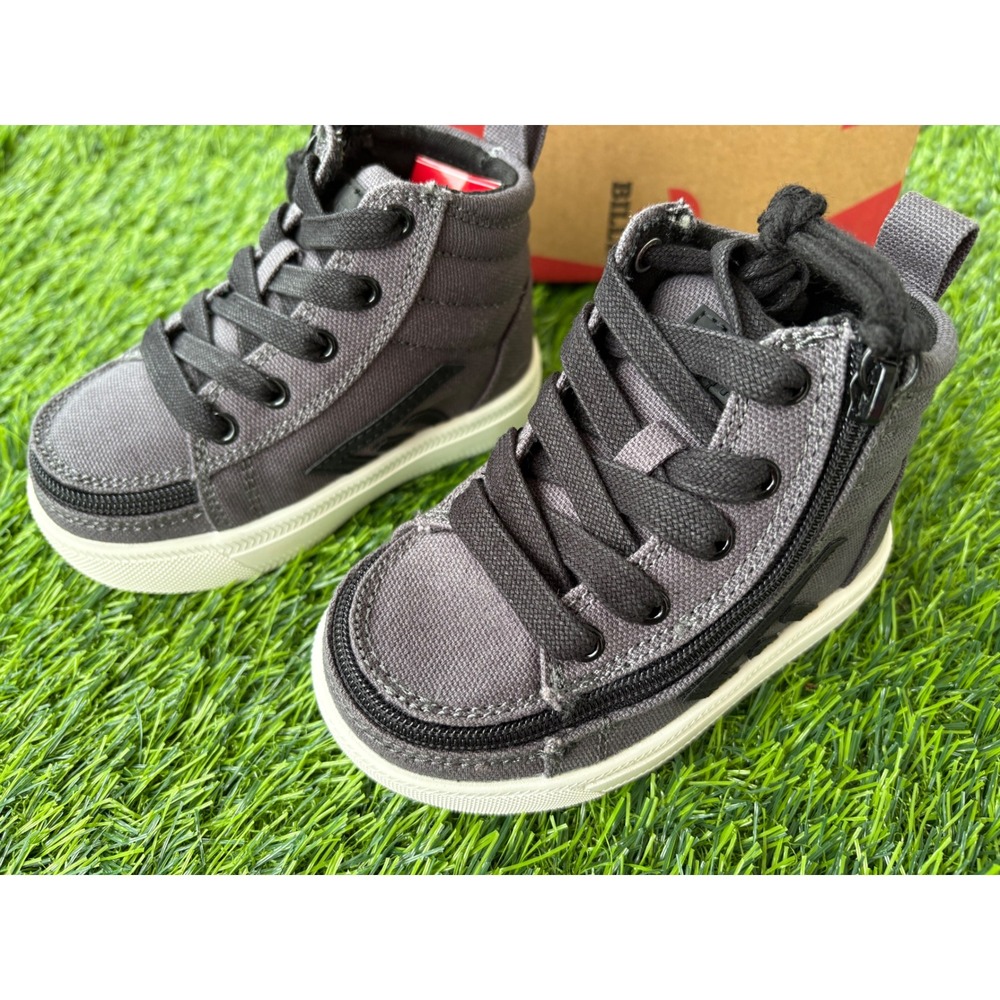 Billy Footwear CS High Top Toddler 5 Wide Charcoal Black *Minor flaw* See pics